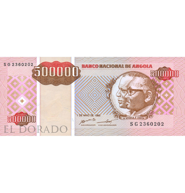 Angola 500.000 Kwanzas 1995 Pick 140